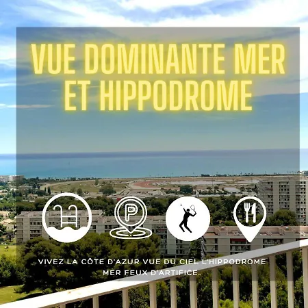 L'Appaloosa De Mer-Pool Tennis Parking-Sea View - -Capitalchic Services Cagnes Sur Me Exterior foto